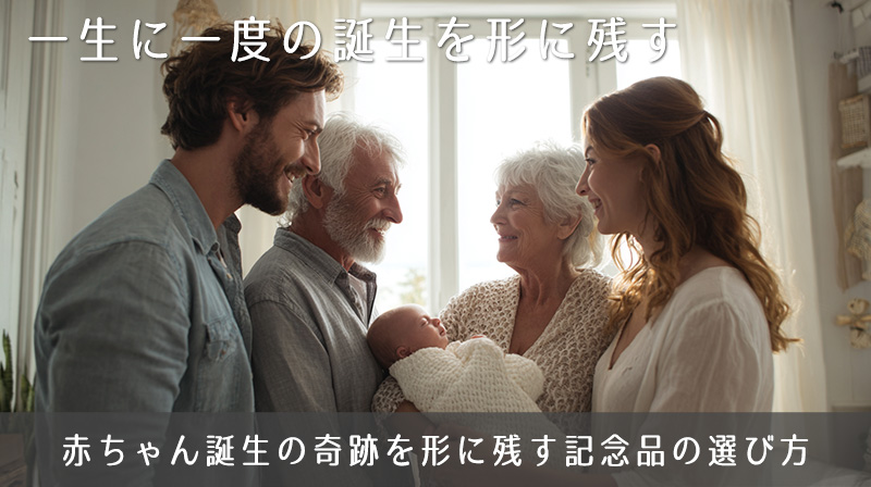 赤ちゃん誕生の奇跡を形に残す記念品の選び方